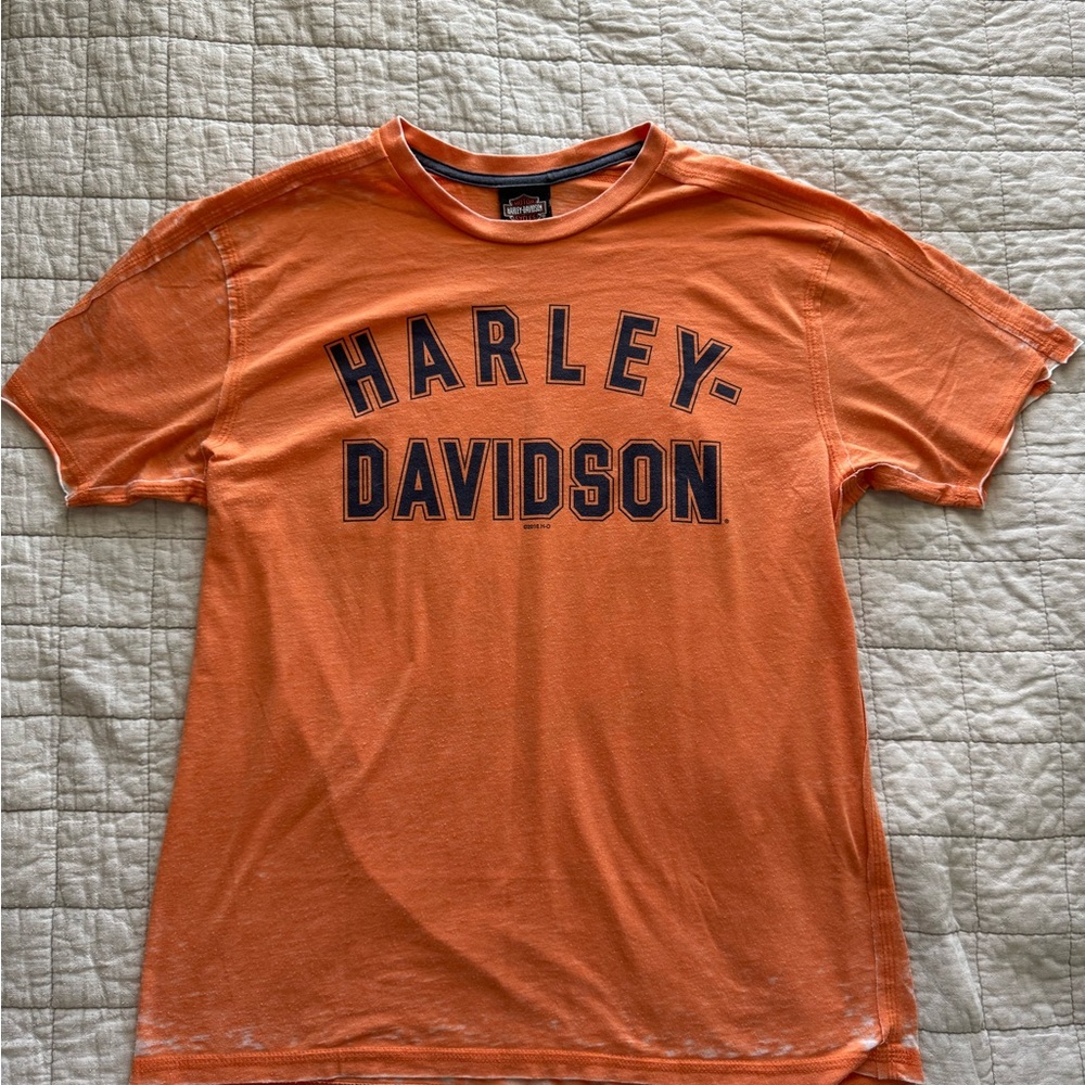 Harley-Davidson Orange Short Sleeve Tee